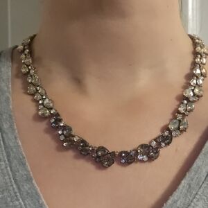 Loft Elegant Multicolor Stone Crystal Necklace